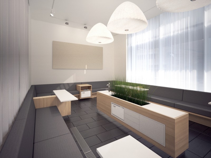 rendering of our new mani pedi area